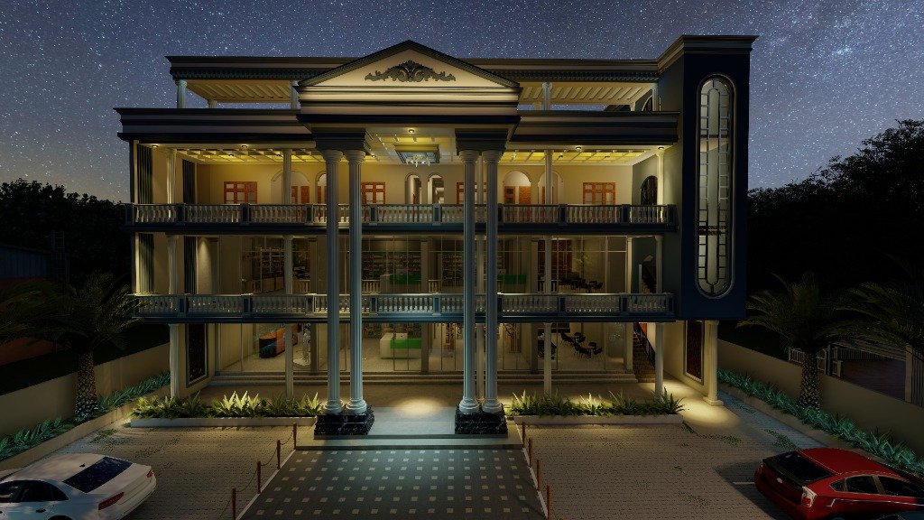 PEC Commercial Plaza Night View, A9 Road, Kilinochchi